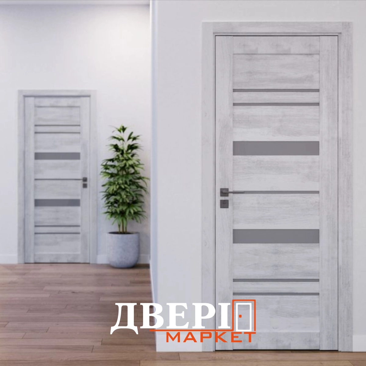 Світло сірі міжкімнатні двері від Двері-Маркет: стильне рішення для вашого дому